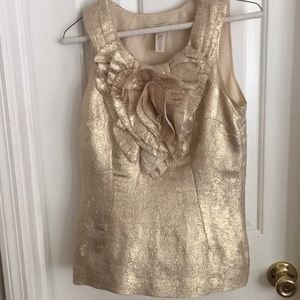 Jcrew gold top